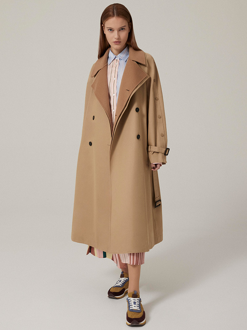 ジャケット・アウター LONG TRENCH COAT/Hype All Over Graffiti Print Trench Coat | boohoo